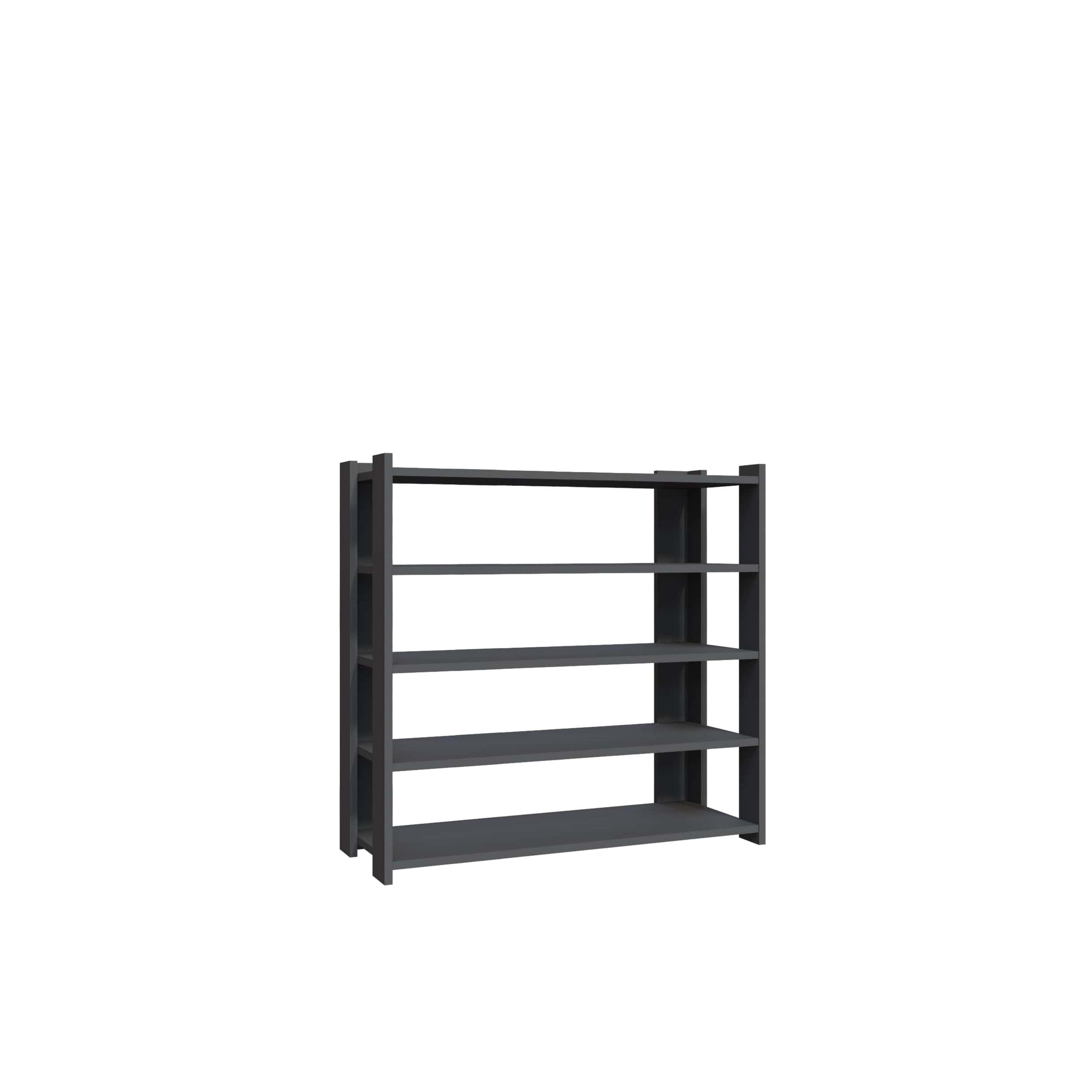 Ada Home Decor Furniture 4 Tier 16 Pair Anthracite Gordon Modern Shoe Rack