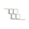 thumbnail image 1 of Ada Home Decor Furniture 49.21" 2 Tier White Walost Modern Wall Shelf, 1 of 3