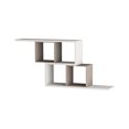 thumbnail image 1 of Ada Home Decor Furniture 49.21" 2 Tier White Walost Modern Wall Shelf, 1 of 3