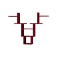 thumbnail image 1 of Ada Home Decor Furniture 50" Multiple Tier Burgundy Whitetail Modern Wall Shelf, 1 of 3