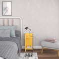 thumbnail image 1 of Ada Home Decor Furniture Anthracite 2 Tier Nassau Nightstand, 1 of 6