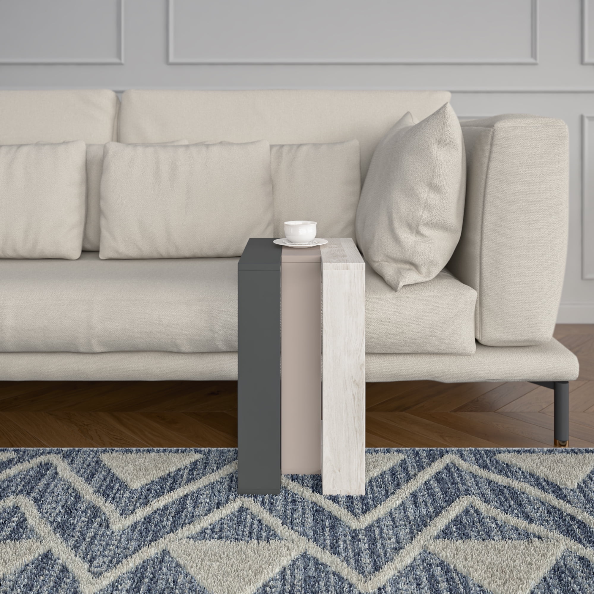 Ada Home Decor Furniture Anthracite Stanley Modern Side Table