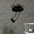 thumbnail image 1 of Ada Home Decor Furniture Black Swinging Cloud Modern Metal Wall Art, 1 of 3
