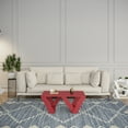 thumbnail image 1 of Ada Home Decor Furniture Burgundy Cole Modern Coffee Table, 1 of 7