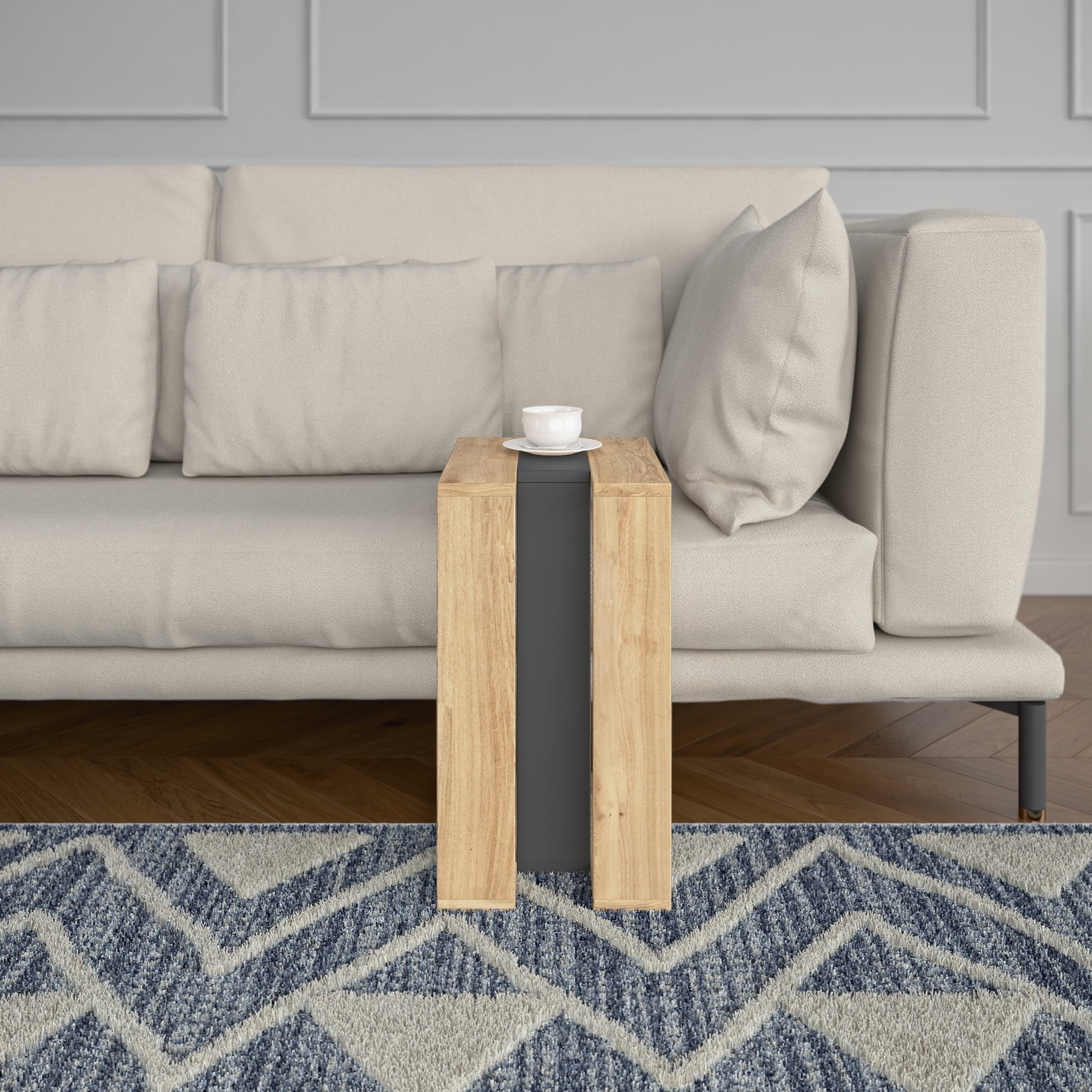 Ada Home Decor Furniture Oak Stanley Modern Side Table
