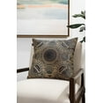 thumbnail image 1 of Ada Home Decor Gold Geometric Contemporary Pillow, 1 of 6