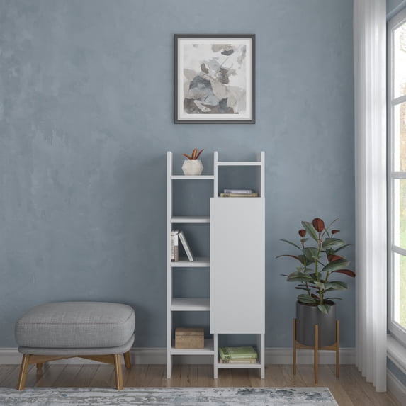 Ada Home Decor Mandell Multiple Tier Bookcase, White