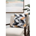 thumbnail image 1 of Ada Home Decor Marble Chevron Contemporary Pillow, 1 of 6