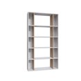 thumbnail image 1 of Ada Home Decor Sanborn Multiple Tier Open Shelf Modern Bookcase, White Oak, 1 of 4
