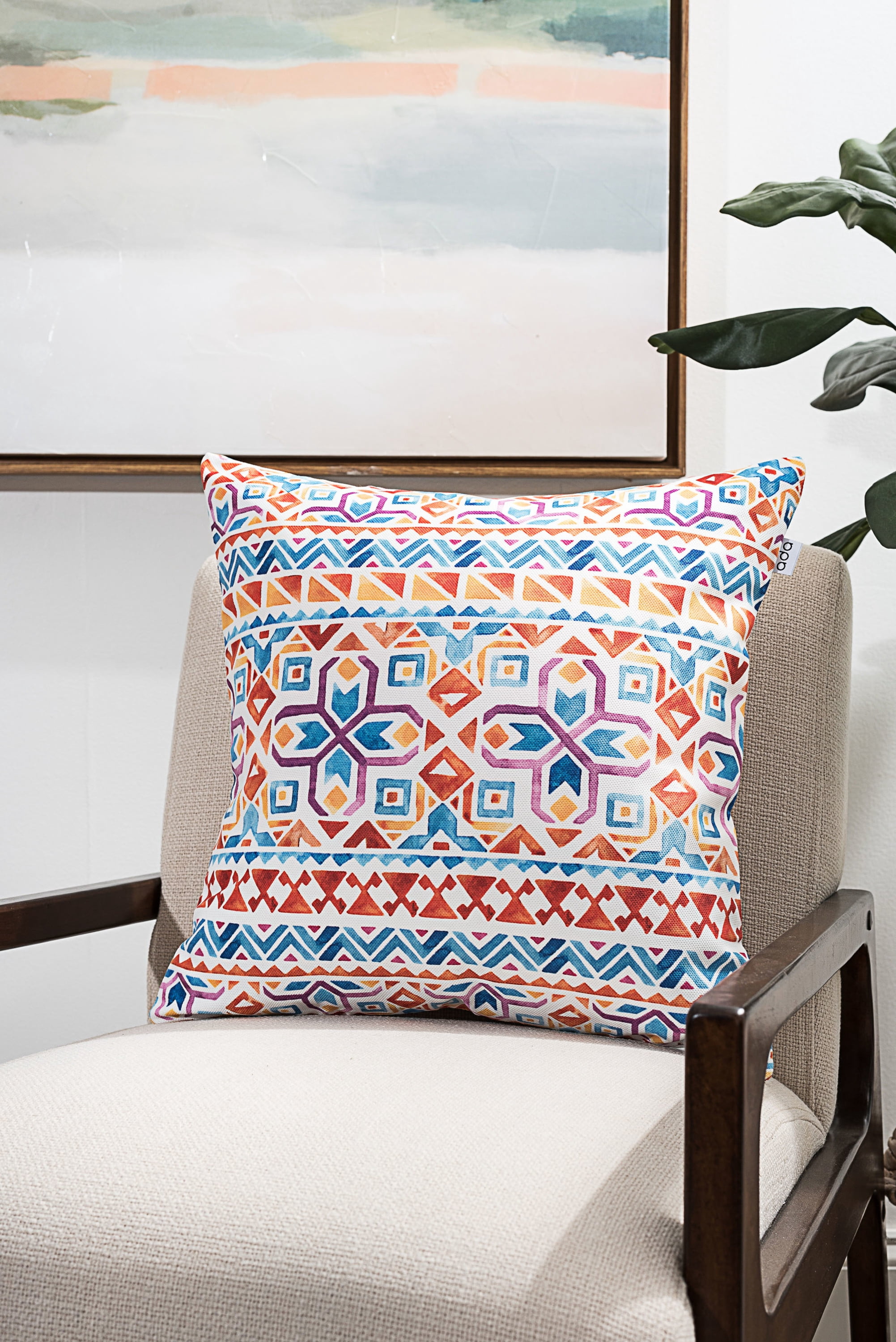 Ada Home Decor Tribal Contemporary Pillow