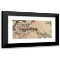 thumbnail image 1 of Adachi Ginkō 24x14 Black Modern Framed Museum Art Print Titled - True Account of Events in China Received by Telegram; Occupation of the Battery at Dagu by the Japanese Army (1900), 1 of 1