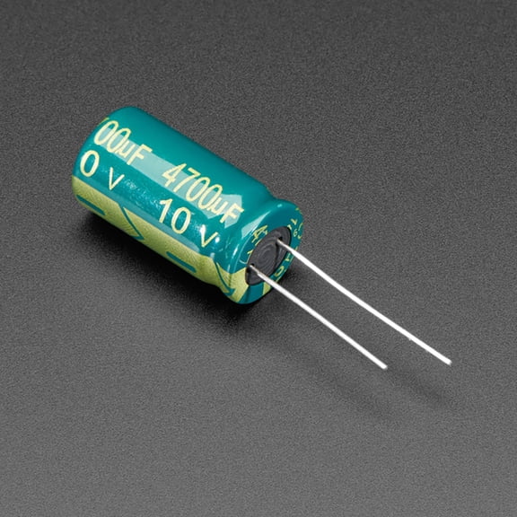 Adafruit 4700uF 10v Electrolytic Capacitor