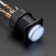 thumbnail image 1 of Adafruit Illuminated White Momentary Pushbutton, 1 of 5