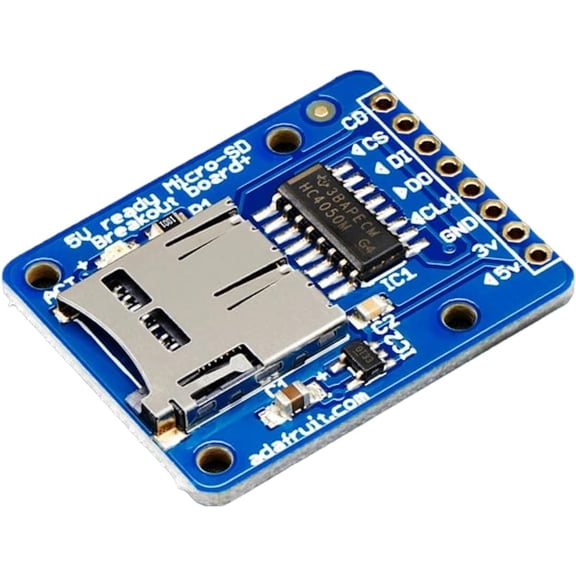 Adafruit MicroSD Card Breakout Board+ [ADA254] 5V Ready SD Card Reader Module