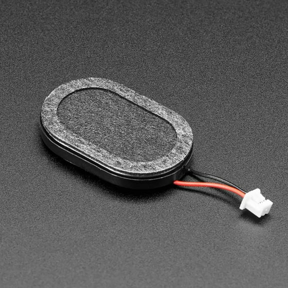Adafruit Mini Oval Speaker with Short Wires - 8 Ohm 1 Watt
