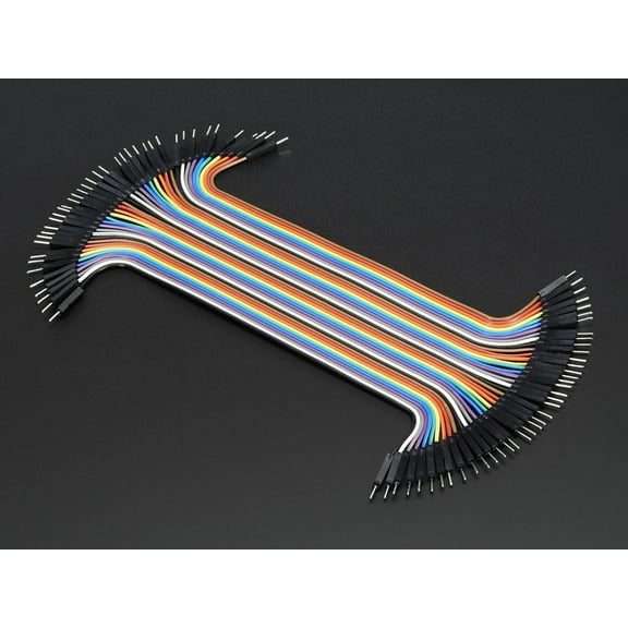 Adafruit Premium Male/Male Jumper Wires - 40 x 6"