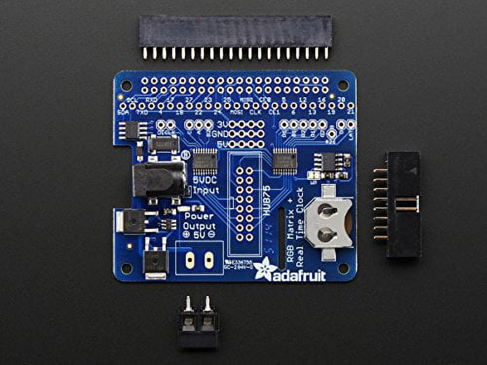 Adafruit RGB Matrix HAT + RTC for Raspberry Pi - Mini Kit - Walmart ...