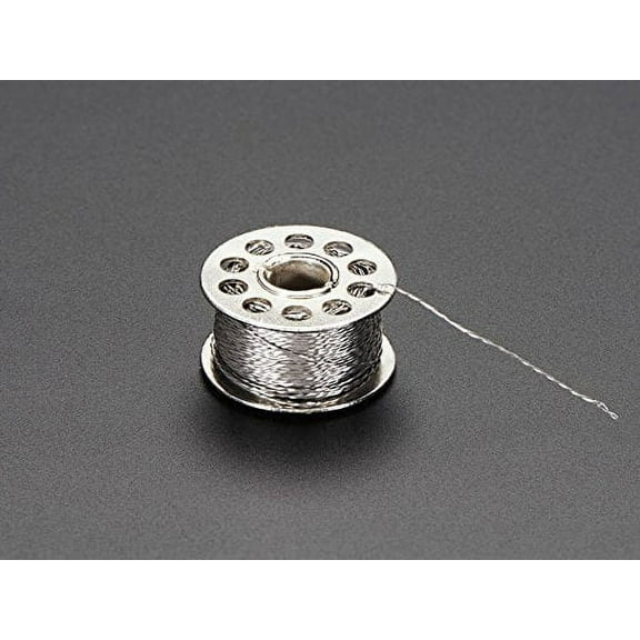 Adafruit Stainless Thin Conductive Thread - 2 ply - 23 Meter/76 ft