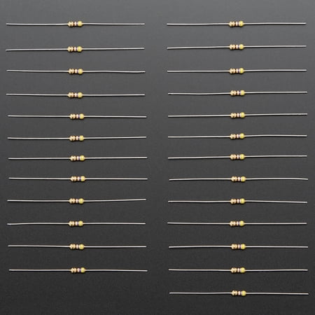 Adafruit Through-Hole Resistors - 470 ohm 5% 1/4W (25 pack)