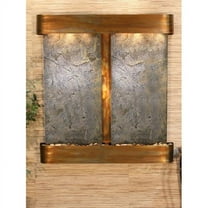 Adagio AFR1012 Aspen Falls Round Wall Fountain - Rustic Copper-Green Featherstone