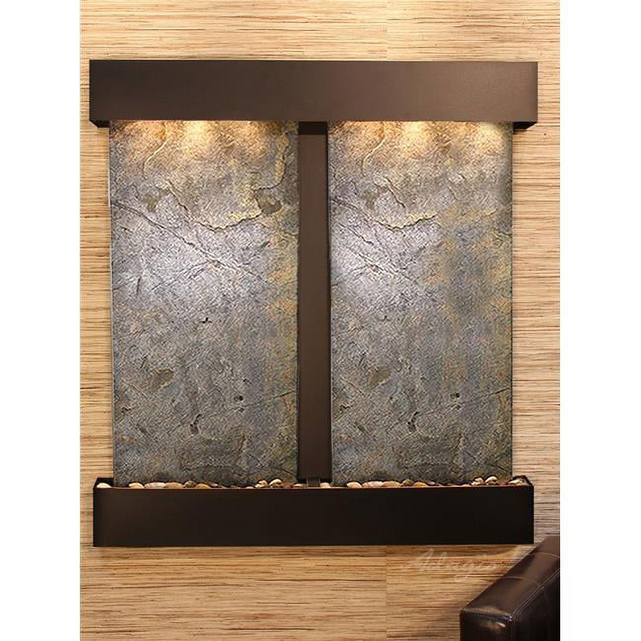 Adagio AFS1512 Aspen Falls Square Wall Fountain Blackened Copper
