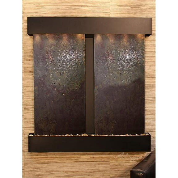 Adagio AFS1514 Aspen Falls Square Wall Fountain - Blackened Copper-Multi-Color Featherstone