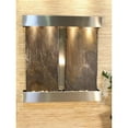 thumbnail image 1 of Adagio AFS2004 Aspen Falls Square Wall Fountain - Stainless Steel-Multi-Color Natural Slate, 1 of 2
