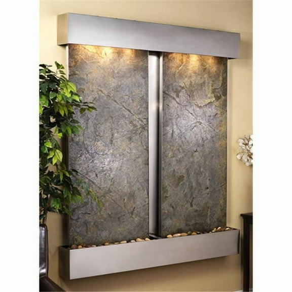 Adagio CFS2012 Cottonwood Falls - Green Featherstone Wall Fountain