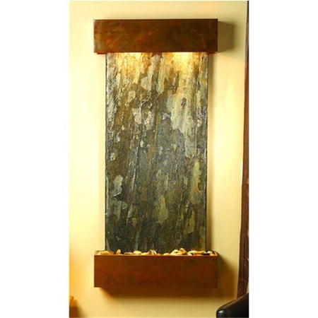 Adagio CSS1002 Cascade Springs - Green Natural Slate Wall Fountain