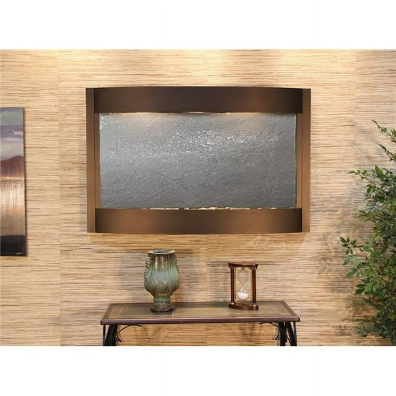 Adagio CWA3511 Calming Waters Antique Bronze Black Featherstone Wall Fountain