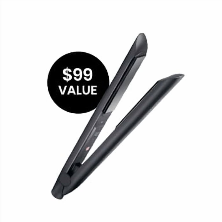 Adagio not so mini ceramic flat iron. ADAGIO CALIFORNIA Not So Mini Ceramic Flat Iron, Black NIB  main image 3