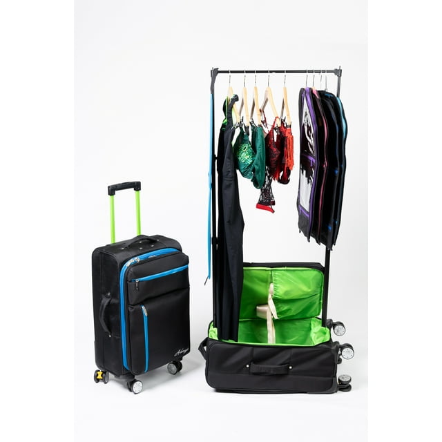 Adagio Carryon Dance bag with Garment RackSolid Black