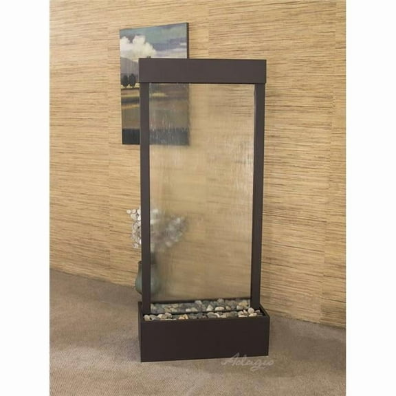 Adagio HRC3550 Harmony River Center Mount Antique Bronze Clear Glass Wall Fountain