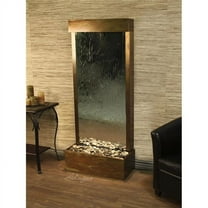 Adagio Harmony River Fountain - Flush Mount with Rustic Copper Finish - Silver Mirror
