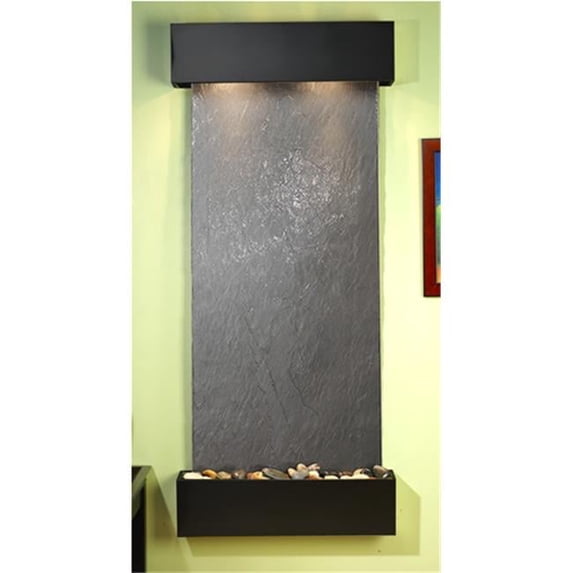 Adagio IFS1511 Inspiration Falls - Black Featherstone Wall Fountain