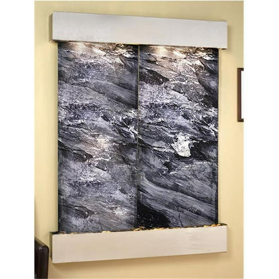 Adagio MRR2007 Majestic River - Black Spider Marble Wall Fountain