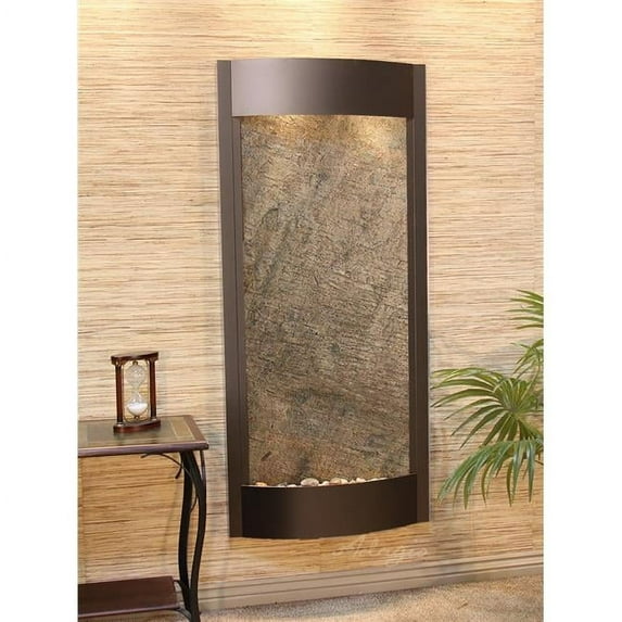 Adagio PWA3512 Pacifica Waters Antique Bronze Green Featherstone Wall Fountain
