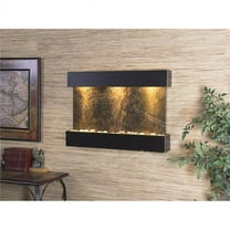 Adagio RCS1505 Reflection Creek Blackened Copper Green-Marble Wall Fountain