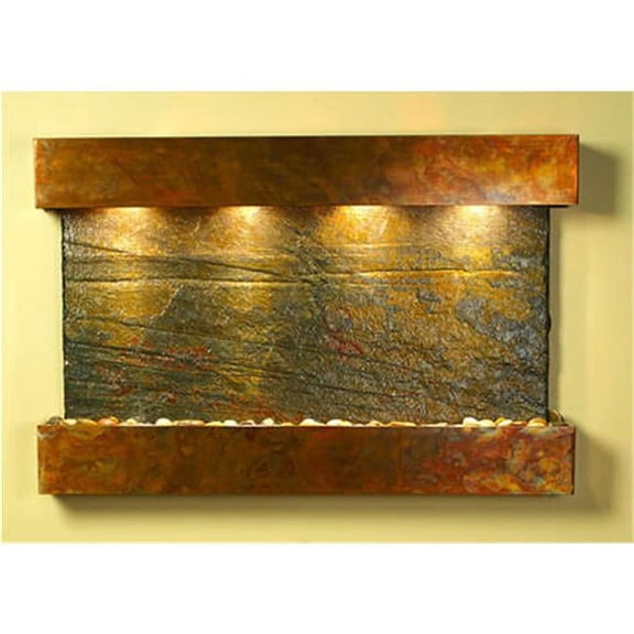 Adagio SSS1002 Sunrise Springs - Green Natural Slate Wall Fountain