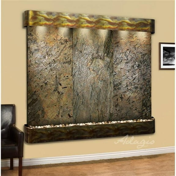 Adagio Solitude River Fountain - Round - Rustic Copper - Choose Options