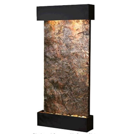 Adagio WCS1502 Whispering Creek - Green Natural Slate Wall Fountain