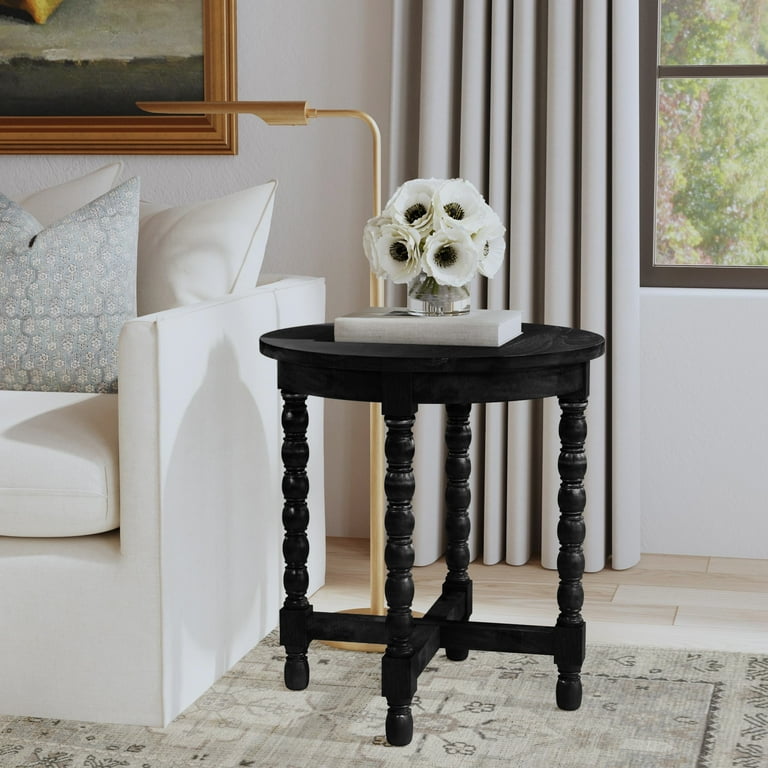 Side table black legs discount