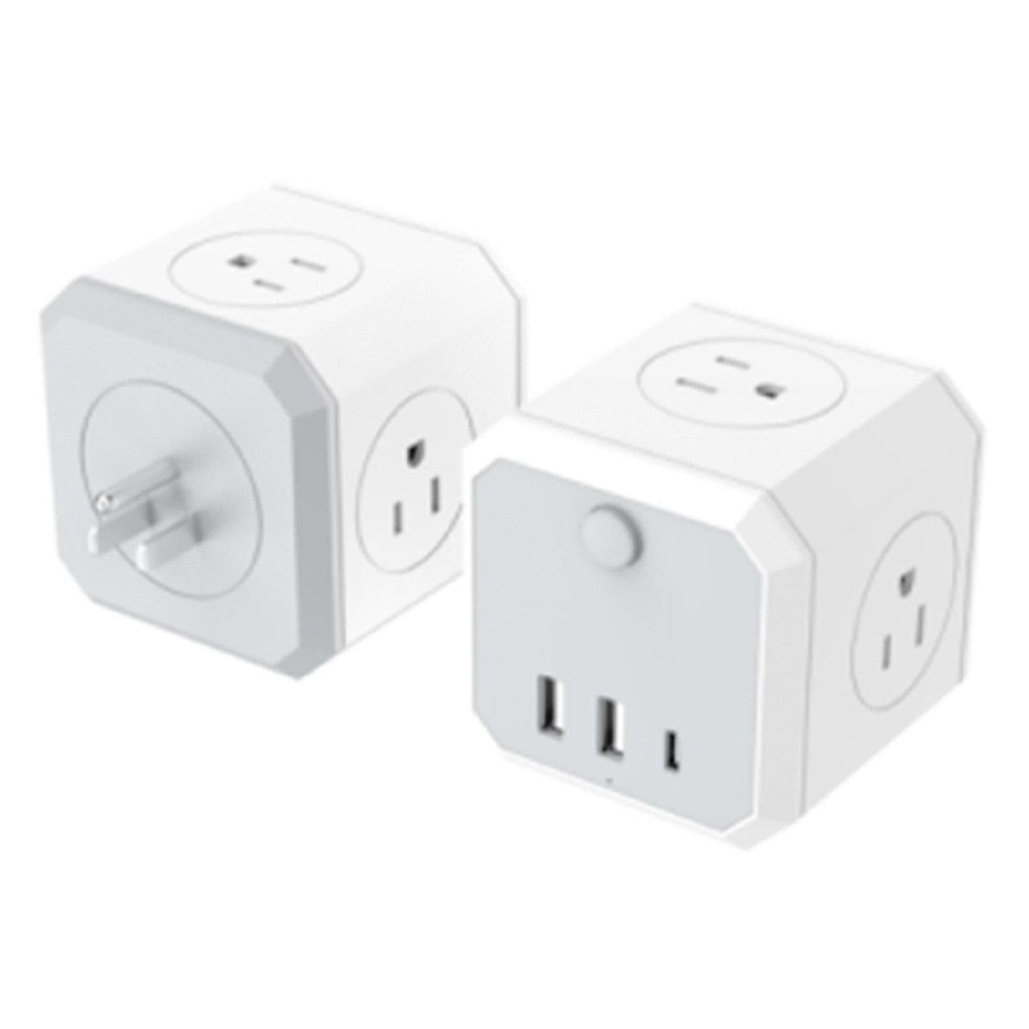 Adakot Multi Plug Outlet Extender with 3 USB Ports (1 USB C), Wall