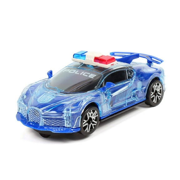 SZDUDU Police Car Toys for Boys 3-6 Years with Lights & Real Siren Sounds, Birthday Christmas Gifts for 3 4 5 6 Years Kids Boys Girls, Blue