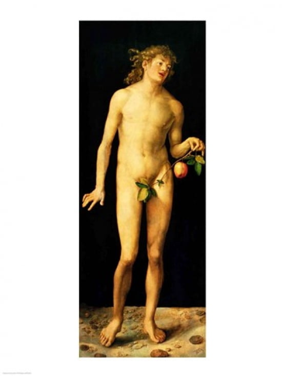 Adam 1507 Canvas Art - Albrecht Durer (18 x 24)