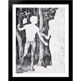 thumbnail image 1 of Adam And Eve 28x36 Large Black Wood Framed Print Art by Albrecht Durer, 1 of 2