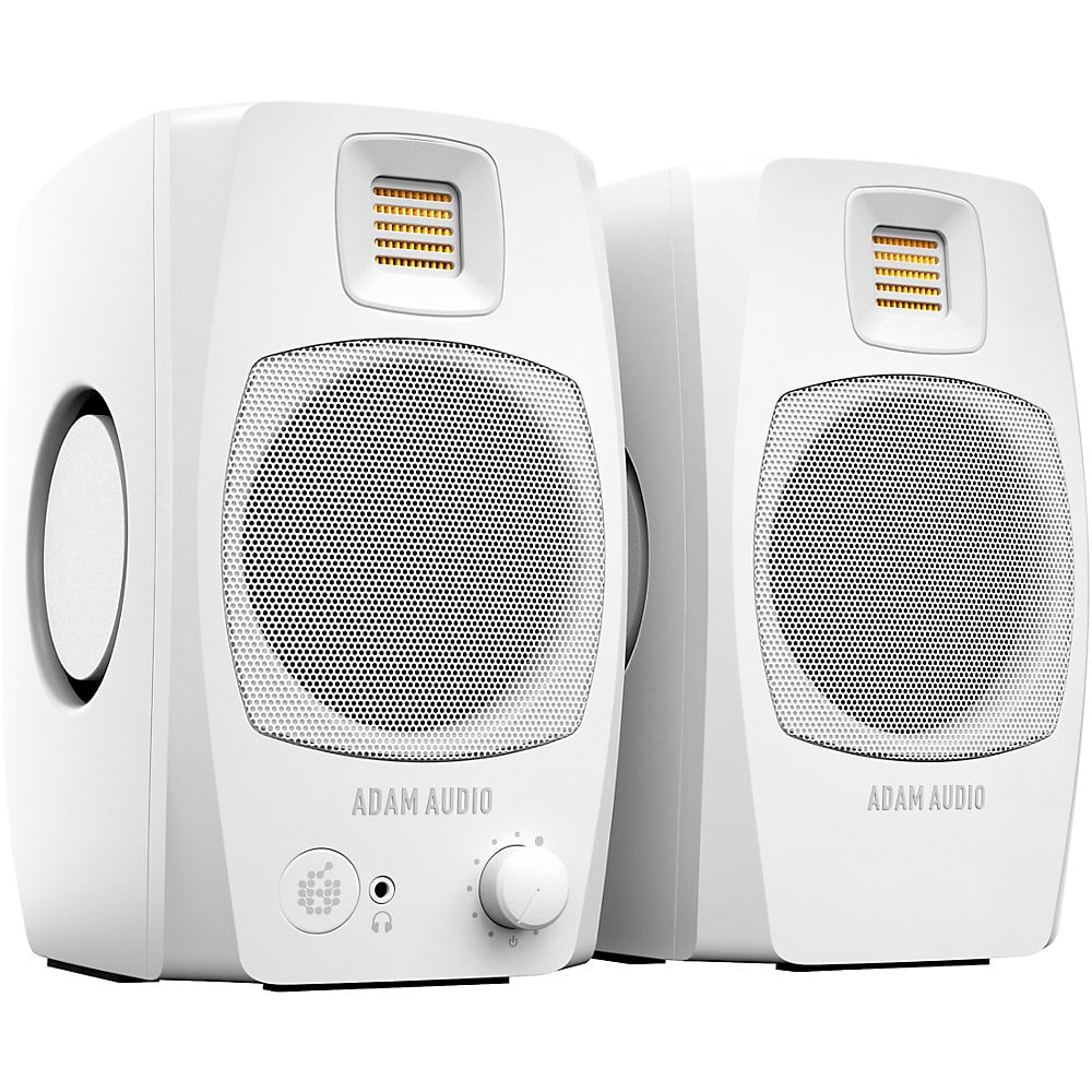 Adam Audio Adam Audio D3V Desktop Monitors, White - Walmart.com