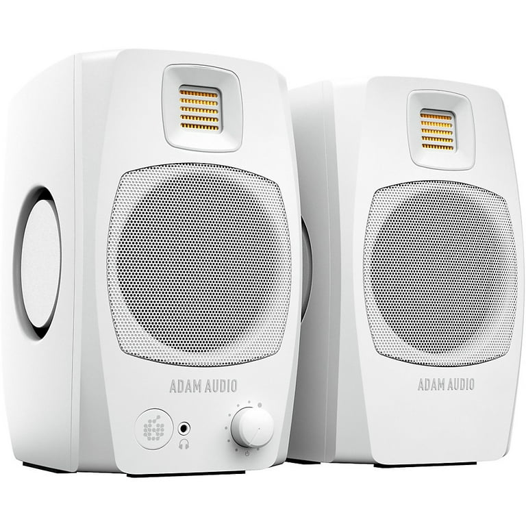 Adam Audio Adam Audio D3V Desktop Monitors, White - Walmart.com