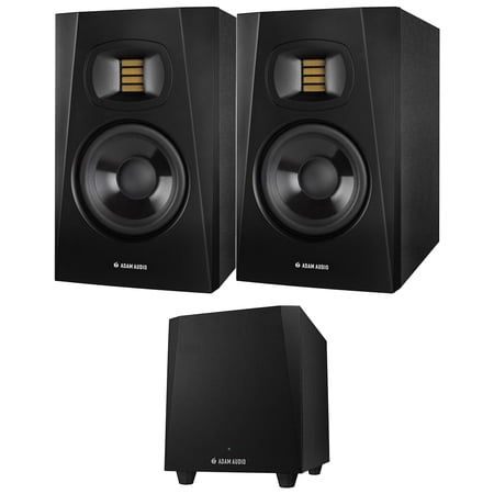 Adam Audio T-Series T5V 5" 70W Monitor, Pair, with T10S 10" 130W Subwoofer