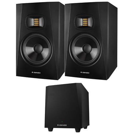 Adam Audio T-Series T7V 7" 70W Monitor, Pair, with T10S 10" 130W Subwoofer